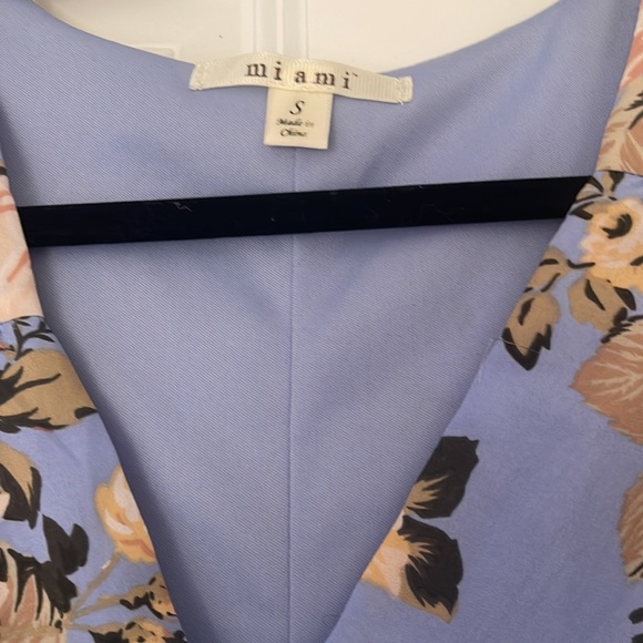 Floral Blue and Pink Dress - Picture 3 of 3